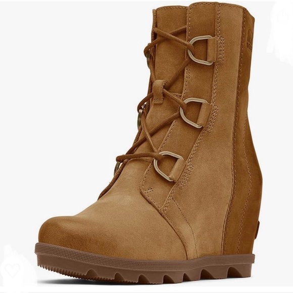 Sorel Shoes Sorel Joan Of Arctic Womens Wedge Leather Camel